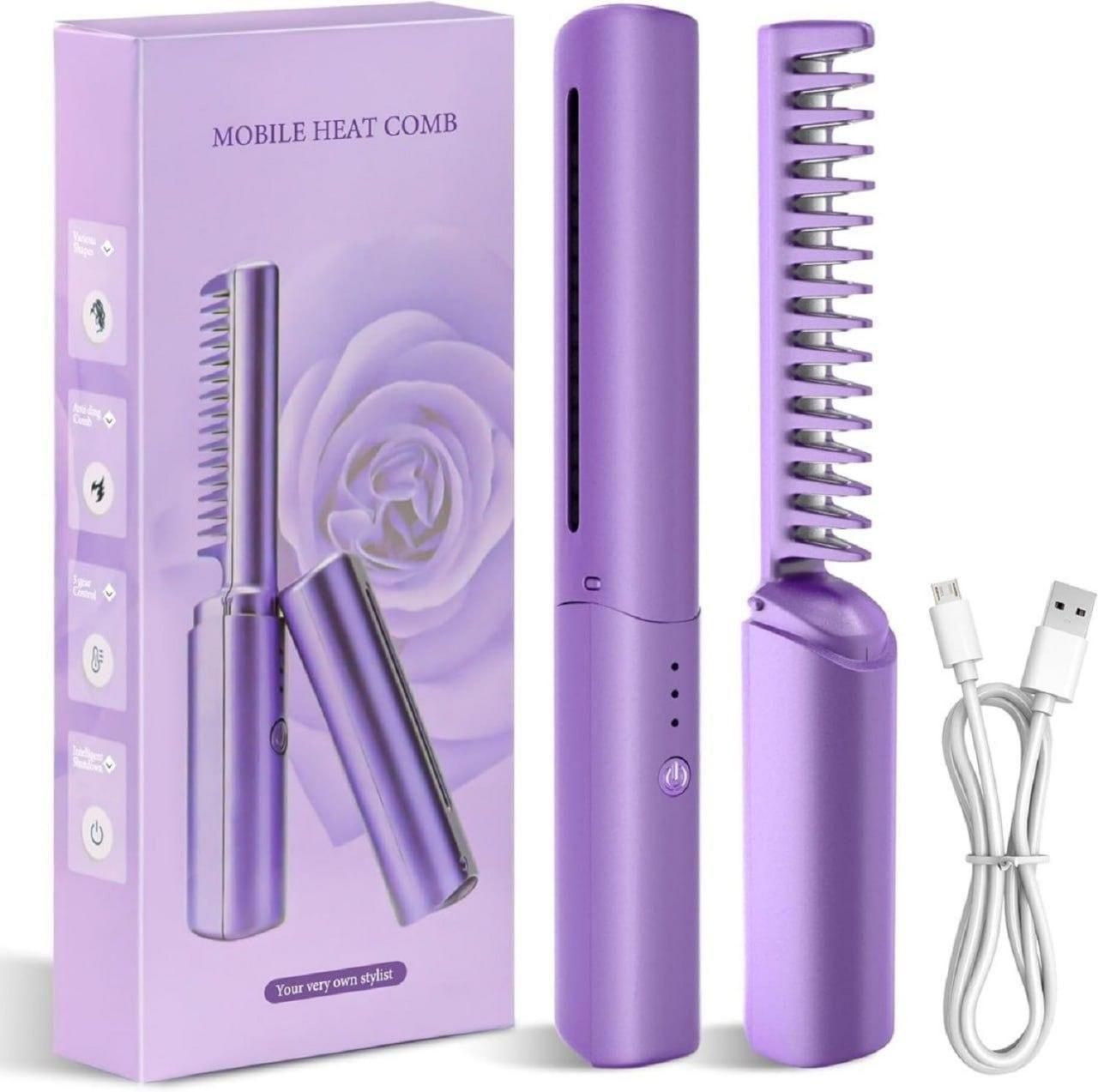 Portable Hair Straightener Comb