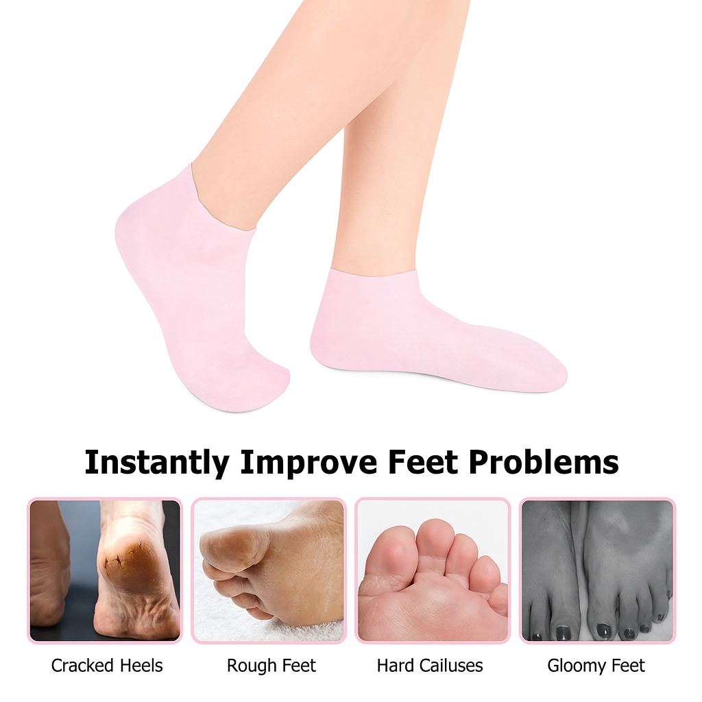 Trend Click™ | Silicone Moisturizing Foot Socks (1 Pair)