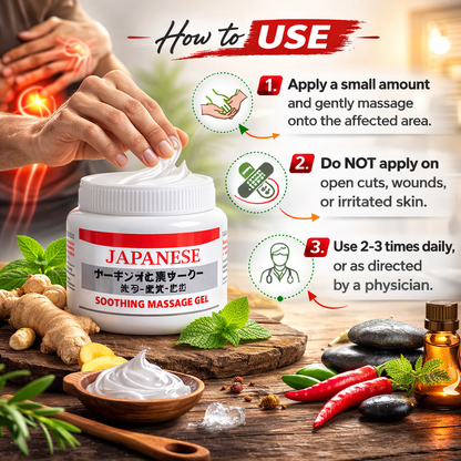 Japanese Pain Relief Gel (Buy 1 Get 1 Free)